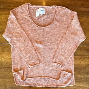 Aerie Soft Pink Crew Neck Sweater